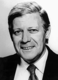 Helmut Schmidt als Verteidigungsminister im Jahr 1969