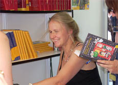 Cornelia Funke wird auf der Frankfurter Buchmesse ihr neues Buch "Reckless" vorstellen.