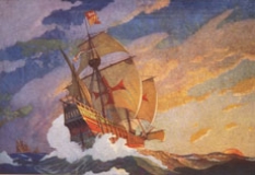 Ebenfalls falsch ist die heute weit verbreitete Annahme, Christoph Columbus hätte 1492 mit seiner Entdeckungsfahrt nach Amerika den Beweis für das Modell der Erdkugel geliefert.