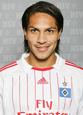 Oft wegen Abschlussschwäche kritisiert, aber gegen Frankfurt mit zwei Toren erfolgreich: HSV-Stürmer Paolo Guerrero.