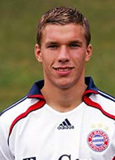 Zum besten jungen Spieler der WM gewählt: Stürmer Lukas Podolski