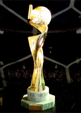 So sieht sie aus, die Trophäe für den Frauen-Fußball-Weltmeister