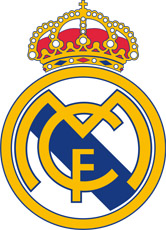 Das Logo des spanischen Vereins Real Madrid, der als einziger bisher neun Mal die Champions League gewann.
