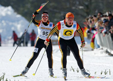 Verena Bentele ist blind und hat bereits zwei Mal Gold und einmal Bronze gewonnen.
