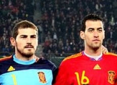 Spaniens Iker Casillas und Sergio Busquets: Gelingt der historische "Titel-Hattrick"?
