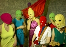Die Protestaktion der regierungskritischen Punkband