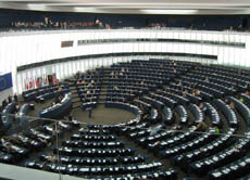 Sitzung des Europäischen Parlaments in Straßburg