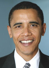 Barack Obama geht als erster schwarzer US-Präsident in die Geschichte ein.