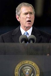 Möchte sich wieder mit dem "alten Europa" vertragen: US-Präsident George W. Bush.