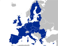 Die 27 Mitgliedsstaaten der EU. Zukünftig sollten bevölkerungsreiche Länder mehr Gewicht bei Abstimmungen haben. Polen fürchtete um einen Verlust an Einfluss.