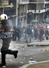 Ausschreitungen in Athen im Juli 2011