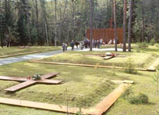 Massengräber auf dem Soldatenfriedhof von Katyn: Vor 70 Jahren kam es zu schlimmen Verbrechen gegen die polnische Bevölkerung.