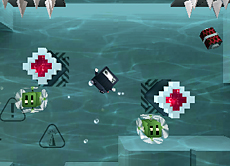 Hier dotzt der arme Ninja durch die Gegend