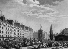 Fotografie des Tuilerien-Palasts um 1865