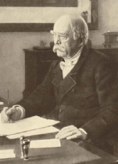 Bismarck 1886 in seinem Arbeitszimmer