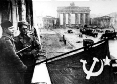 In der "Schlacht um Berlin" von April bis Mai 1945 besetzten die Sowjets die deutsche Hauptstadt.