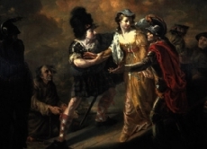 Maria Stuarts Flucht aus Loch Leven Castle, gemalt 1805 von William Craig Shirreff