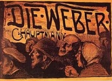 Mit seinem umstrittenen gesellschaftskritischen Drama "Die Weber" wurde Hauptmann bekannt und zu einem der gefragtesten Schriftsteller Deutschlands.