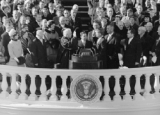 Am 20. Januar 1961 wurde Kennedy als 35. Präsident der Vereinigten Staaten in sein Amt eingeführt.