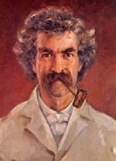 Porträt von Mark Twain aus dem Jahr 1890