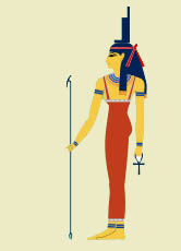 Die Göttin der Liebe Isis