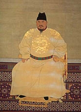 Kaiser "Hongwu" und seine "Ming-Dynastie" beendeten die Fremdherrschaft der Mongolen.