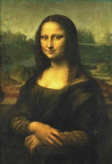 Die Mona Lisa (1503-1506) ist das berühmteste Werk von Leonardo da Vinci und hängt heute im Pariser Louvre.