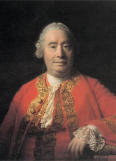 David Hume (1711-1776) war ein berühmter schottischer Philosoph und wirkte im Zeitalter der Aufklärung. Bild: Porträt von Allan Ramsay aus dem Jahr 1766