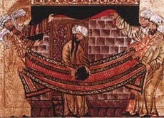 Kaffee als heiliger Trank: Im Islam vergleicht man seine Farbe mit dem "Schwarzen Stein", der Teil des heiligen Gebäudes "Kaaba" in Mekka ist - ein Engel soll den Kaffee einst dem Propheten dargebracht haben.