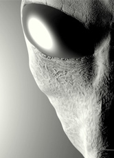 In Science-Fiction-Geschichten geht es oft um technischen Fortschritt der Menschheit und Begegnungen mit außerirdischen Wesen.