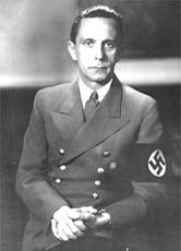Joseph Goebbels zählte als "Reichsminister für Volksaufklärung und Propaganda" zu Hitlers wichtigsten Helfern.
