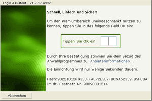 Vorsicht! Teures OK!