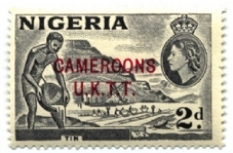 Die englische Königin auf einer nigerianischen Briefmarke: Erst im Jahr 1960 wurde das Land von der Kolonialmacht Großbritannien unabhängig.
